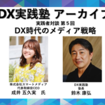 【DX実践塾アーカイブ】2021年8月19日開催分 第5回「DX時代のメディア戦略」
