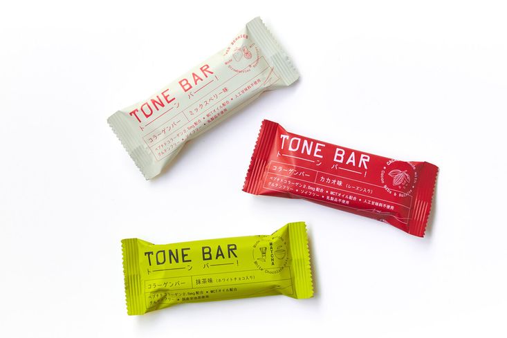 さつまいも入りのもっちりコラーゲンバー。小腹と心を満たすフェムテックスナック「TONE BAR」
